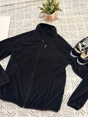 Classic Black Varsity-Style Women's Jacket